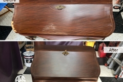 Antique-Drop-down-desk-vanity-cabinet-furniture-repair-and-retoration-finish