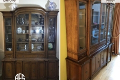 China-Buffet-Cabinet-Restoration-Refinishing-glass-change-shelves-hardware-stain-fix